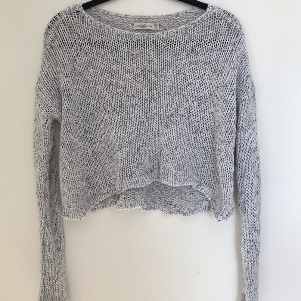 Abercrombie & Fitch Cropped Knit Sweater